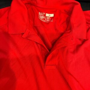 5.11 Tactical Men's Bright Red Polo